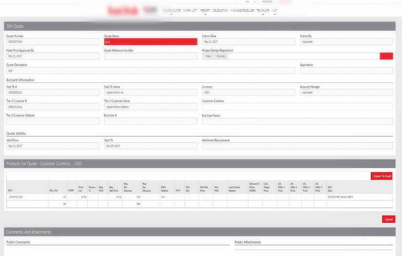 Client Quote Application for High-Tech Industry screenshot 6